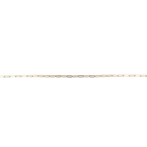 Slim Oval Link Chain (Gold Plated) 22 INCH/56CM
