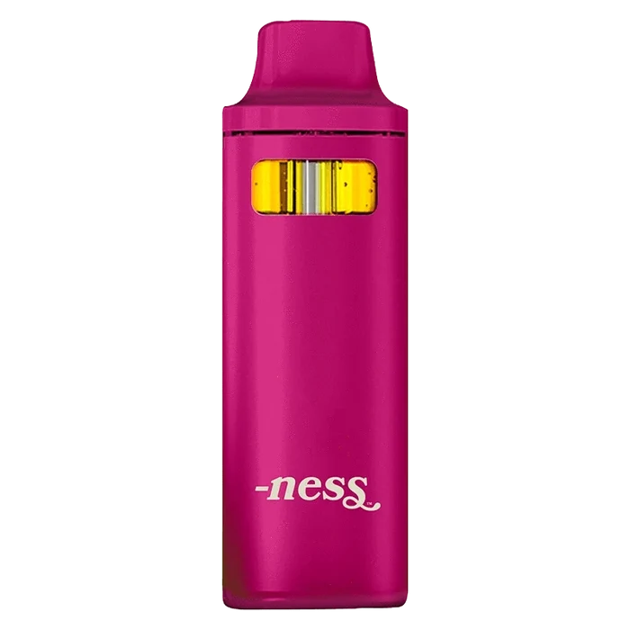 Front view of the Grape Razz Dual Chamber Two-in-One AIO Disposable Vape, showing a sleek, cylindrical design against a plain white background.