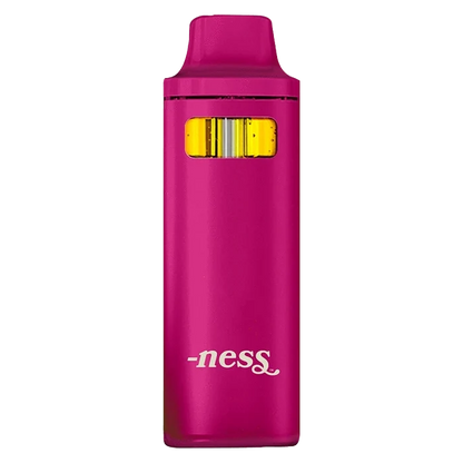 Front view of the Grape Razz Dual Chamber Two-in-One AIO Disposable Vape, showing a sleek, cylindrical design against a plain white background.