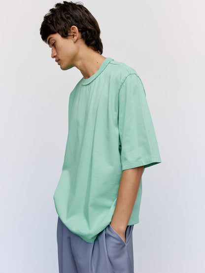 Green Old Dye Cotton Big Tee | Camiel Fortgens | DEPARTAMENTO