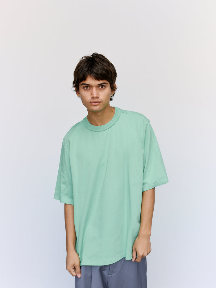 Green Old Dye Cotton Big Tee | Camiel Fortgens | DEPARTAMENTO