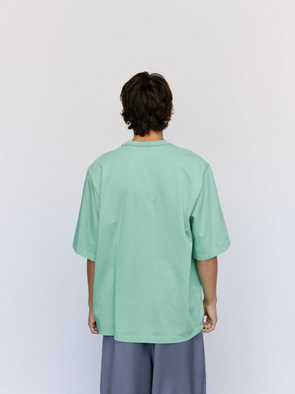 Green Old Dye Cotton Big Tee | Camiel Fortgens | DEPARTAMENTO