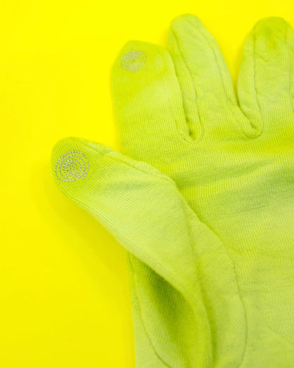 Grenoble Green Cloudmerino Liner Gloves