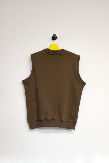 Guess Brown Jersey Factory Vest | GR10K | DEPARTAMENTO