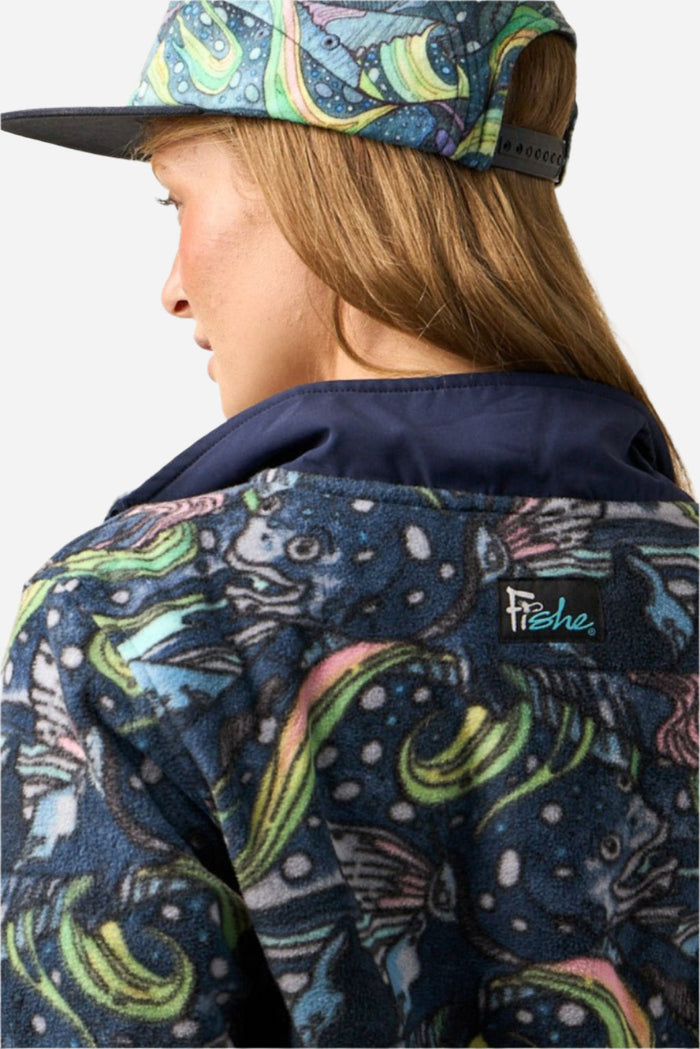 HaliBorealis Riffle Snap Fleece
