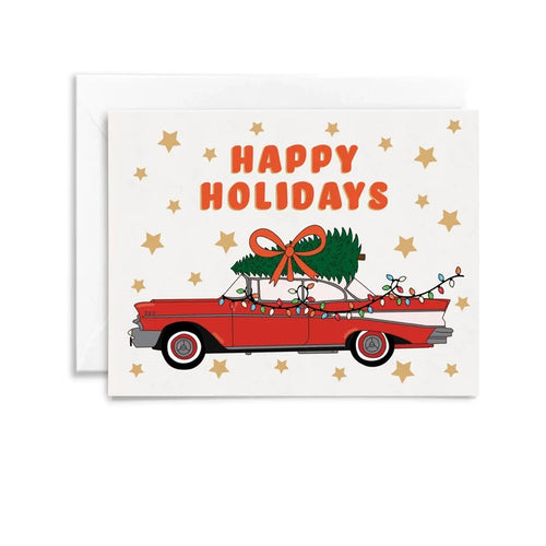 Happy Holidays Car Card
