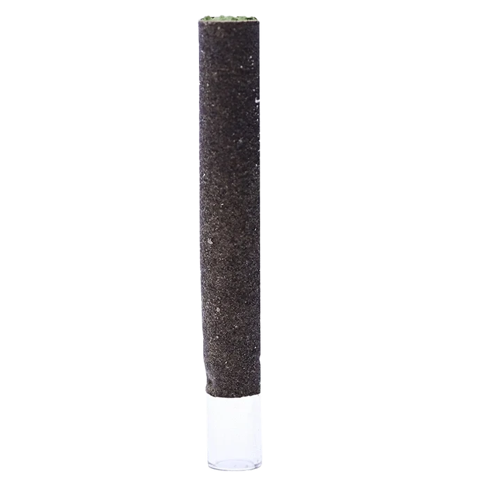 A close-up of the Hash Wrap, showing its rolled paper texture and open end against a plain white backdrop.
