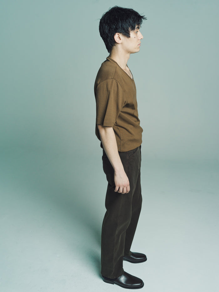 Havana Rib U Neck T-Shirt | Lemaire | DEPARTAMENTO