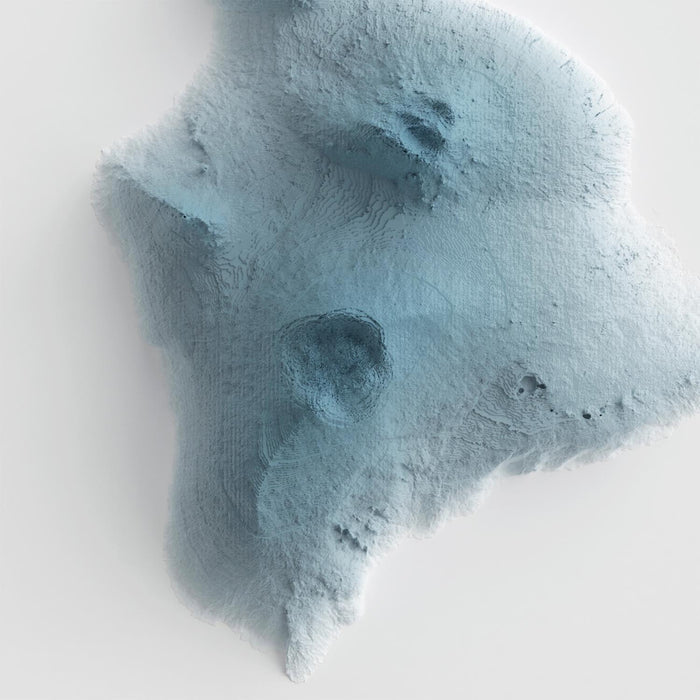 Hawaii Topographic 3D Relief Map