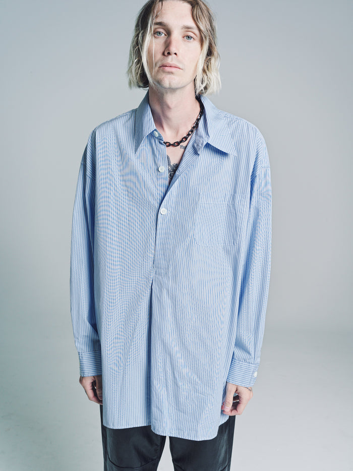 Hedge Fund Stripe Popover Shirt | Our Legacy | DEPARTAMENTO
