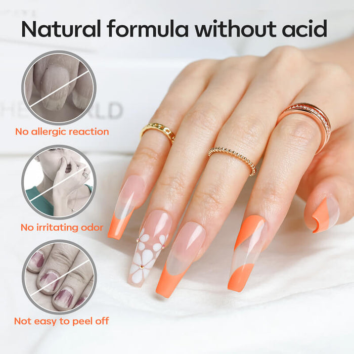 Hema-Free Upgarded Nail Primer & Prep Dehydrator Set 30ml Nail Basic MODELONES #