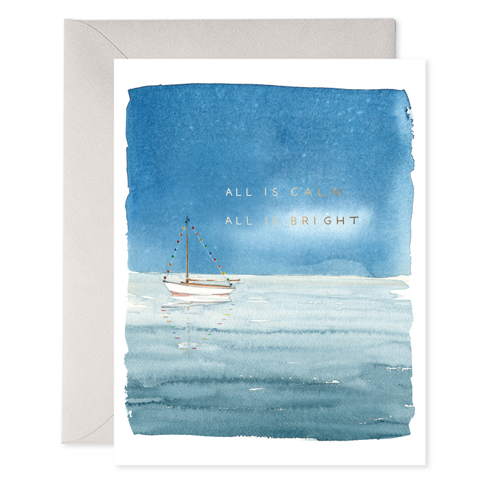 Holiday Sailboat Card