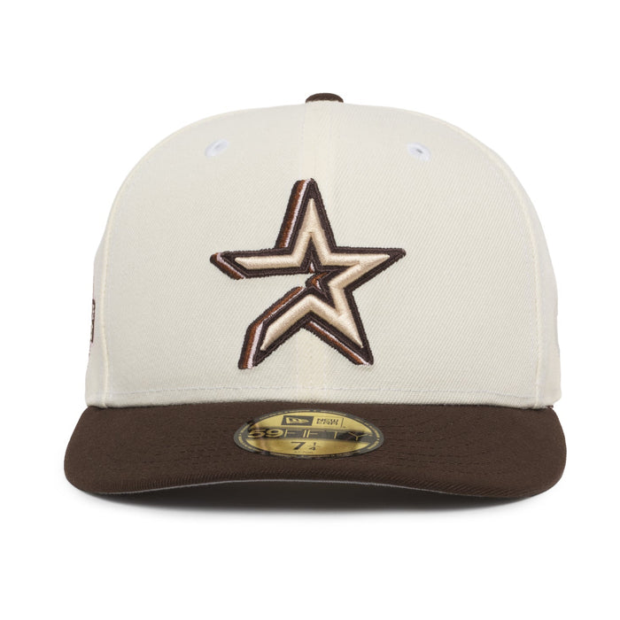 Houston Astros Creme and Brown 3D Neapolitan Star logo 2005 World Series