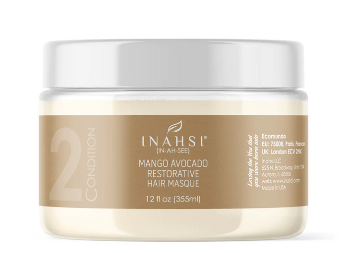 Inahsi Naturals Mango Hemp Restorative Hair Masque