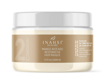 Inahsi Naturals Mango Hemp Restorative Hair Masque