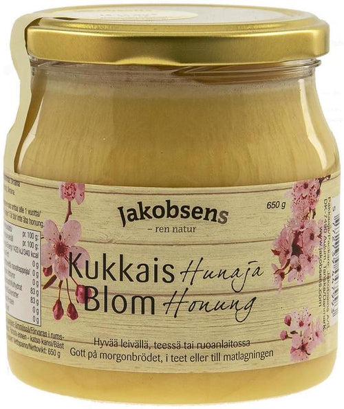 Jakobsens Flower Honey 650g - Soposopo