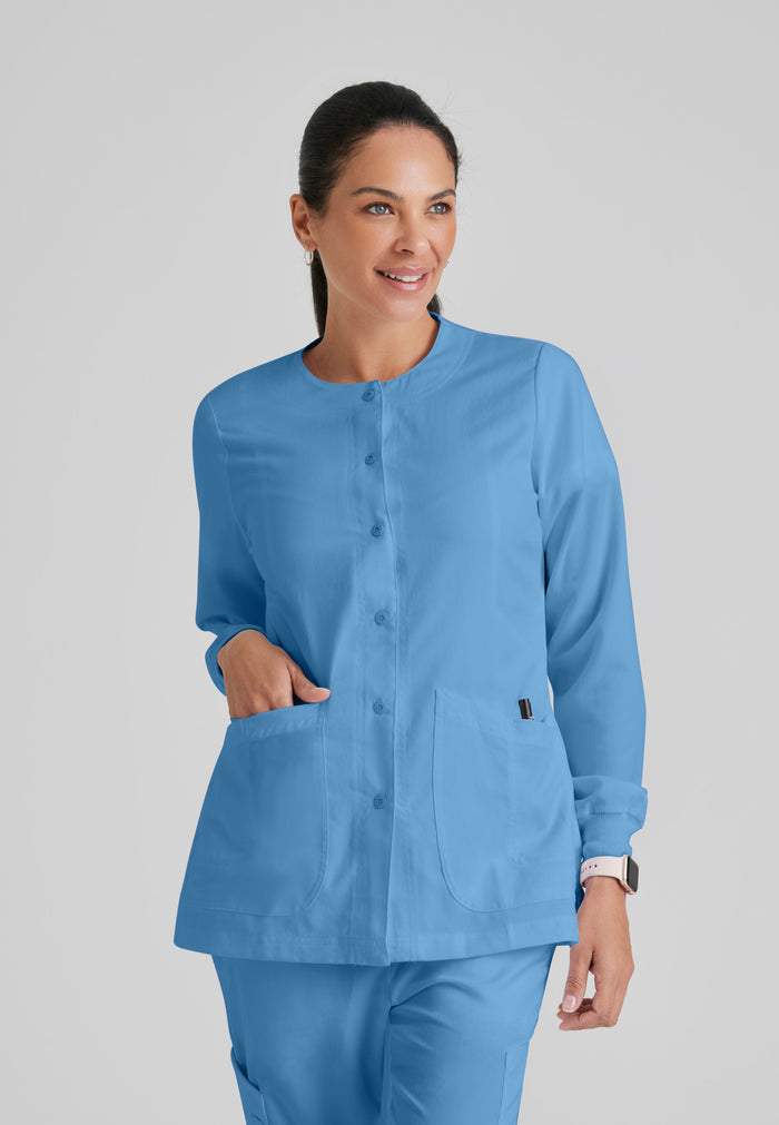 Jamie Warm-Up - Ciel Blue - Grey's Anatomy Scrubs