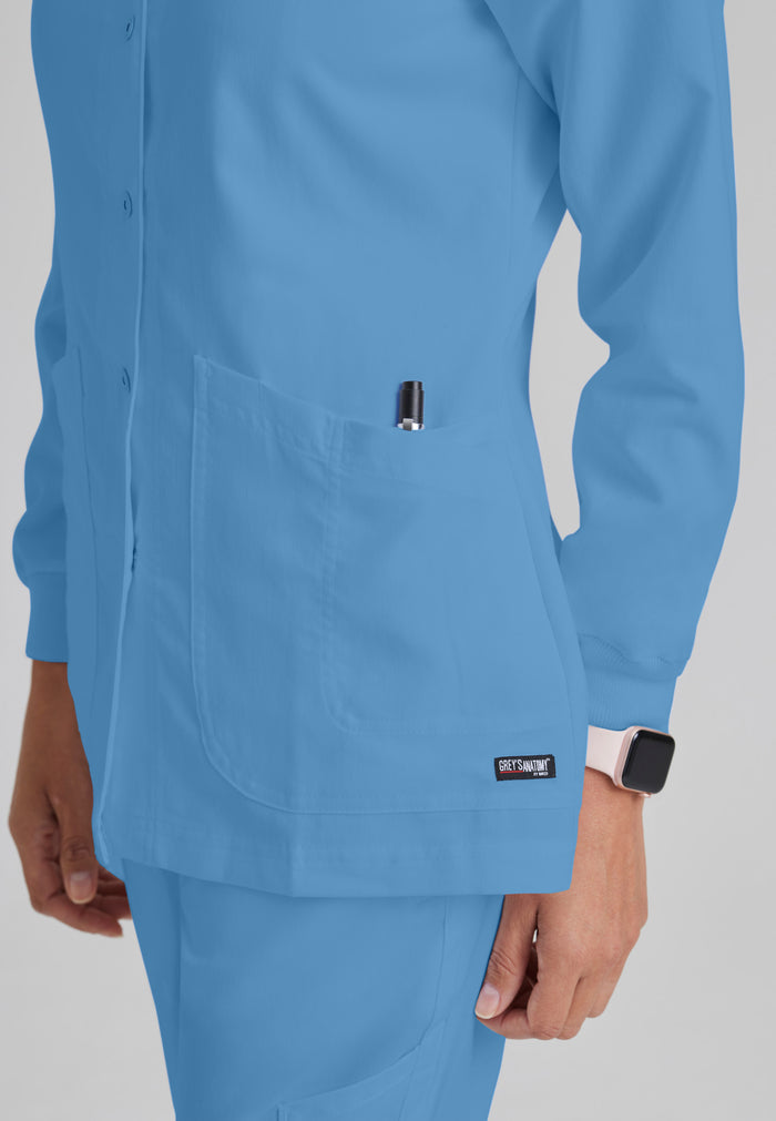 Jamie Warm-Up - Ciel Blue - Grey's Anatomy Scrubs