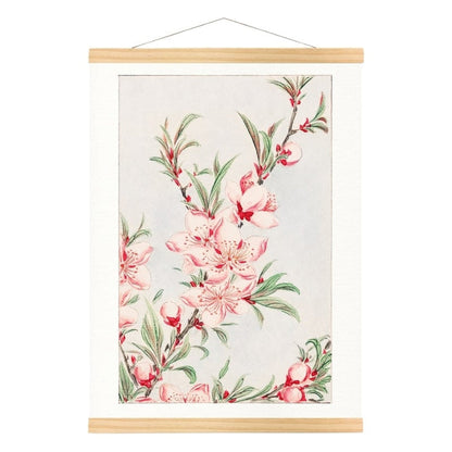 Japanese Block Print - Peach Blossom A3