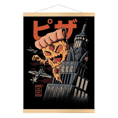 Japanese Poster - Godpizza A3