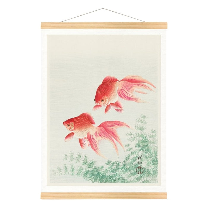 Japanese Woodblock Print - Goldfish A3