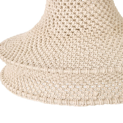 Julio Cotton Rope Pendant White 50x30cm - SHADE ONLY