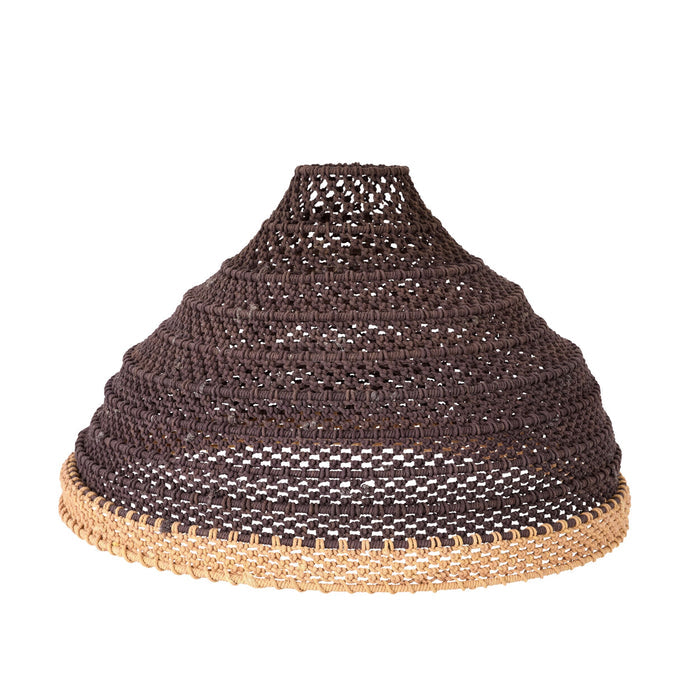 Julio Dome Cotton Rope Pendant Rust 80x54cm - SHADE ONLY