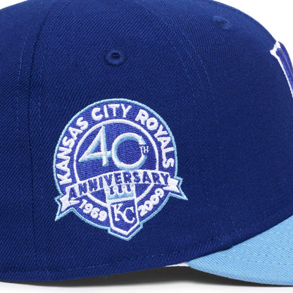 Kansas City Royals Royal & Sky Blue 40th Anniversary Grey uv