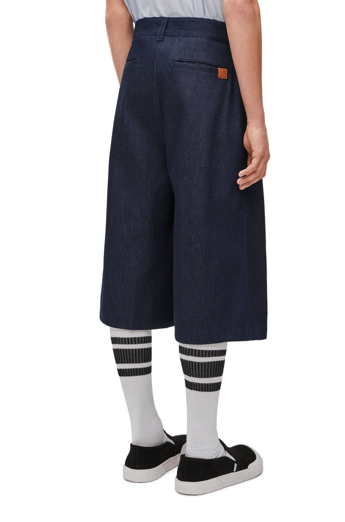 Knee High Stripe White Cotton Rib Socks