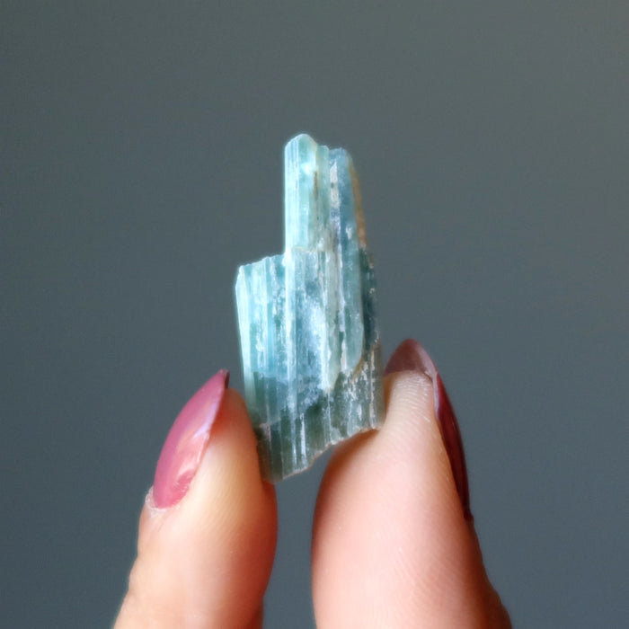 raw green kyanite