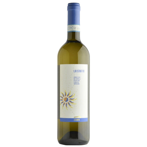 La Staffa Verdicchio Classico 2024 wine bottle with blue cap