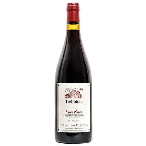 La Stoppa Trebbiolo Rosso 2023 red wine bottle with foil top and label