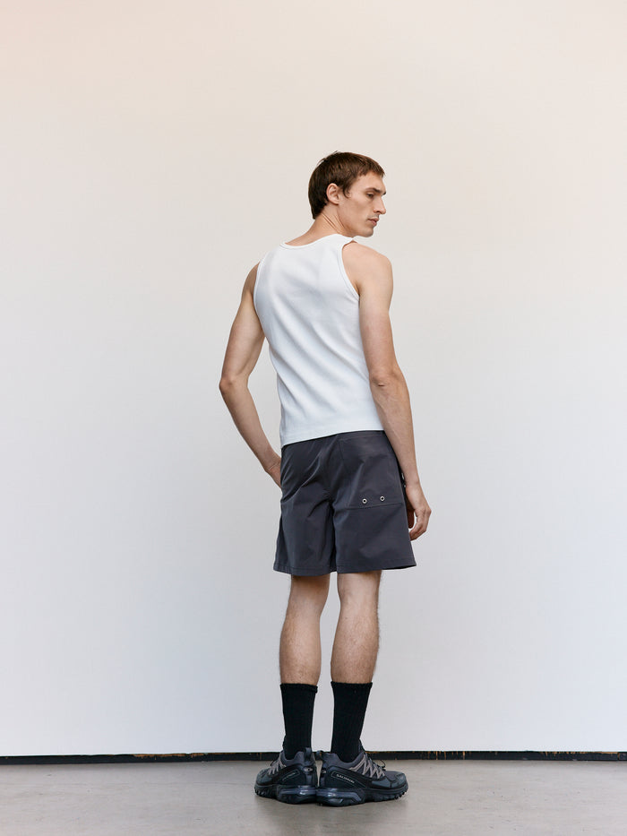 Lady White Co LWT0 White Rib Singlet | MAN-TLE | DEPARTAMENTO