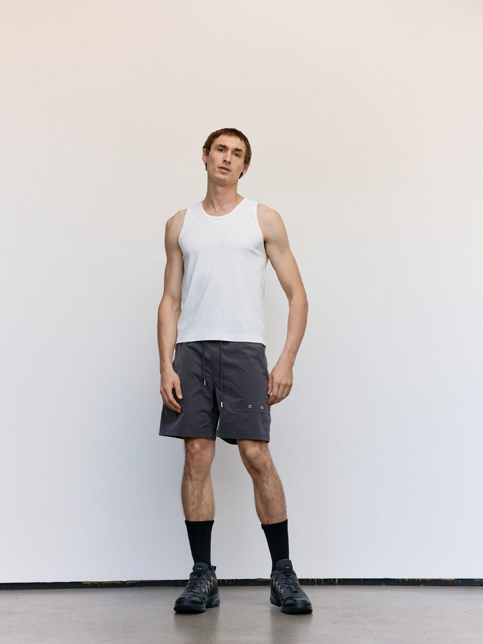 Lady White Co LWT0 White Rib Singlet | MAN-TLE | DEPARTAMENTO