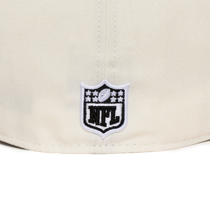 Las Vegas Raiders Creme and Black 1984 SB