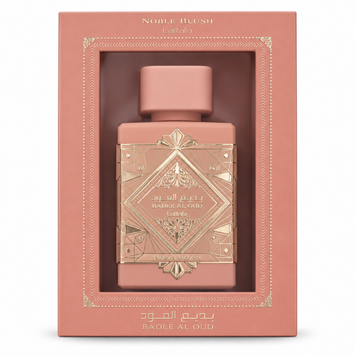 Lattafa Bade'e Al Oud Noble Blush pink box