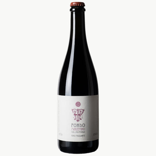 Le Vigne di Alice Marzemino sparkling NV wine bottle, dark glass with paper label