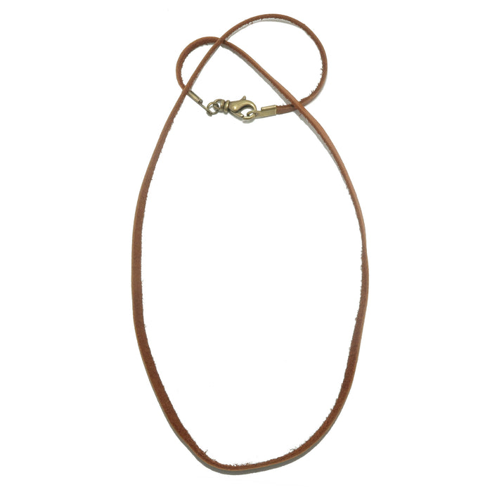 Leather Cord Necklace Oh Dear! Brown Deerskin