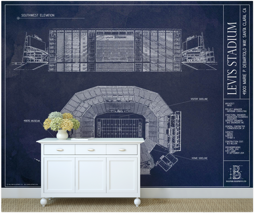 Levi's Stadium Wall Mural