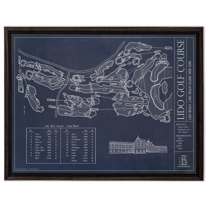 Framed Canvas - Large - Walnut