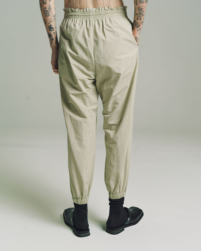 Light Green Nylon Tech Sweat Pants | Camiel Fortgens | DEPARTAMENTO