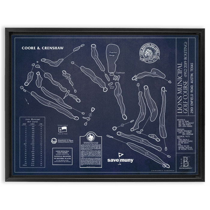 Framed Canvas - Large - Black