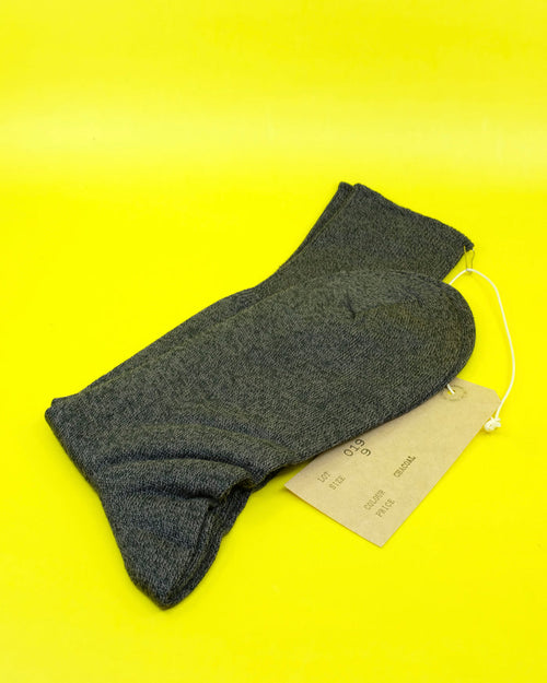 LOT.019 Charcoal Cotton Socks | Taiga Takahashi | DEPARTAMENTO