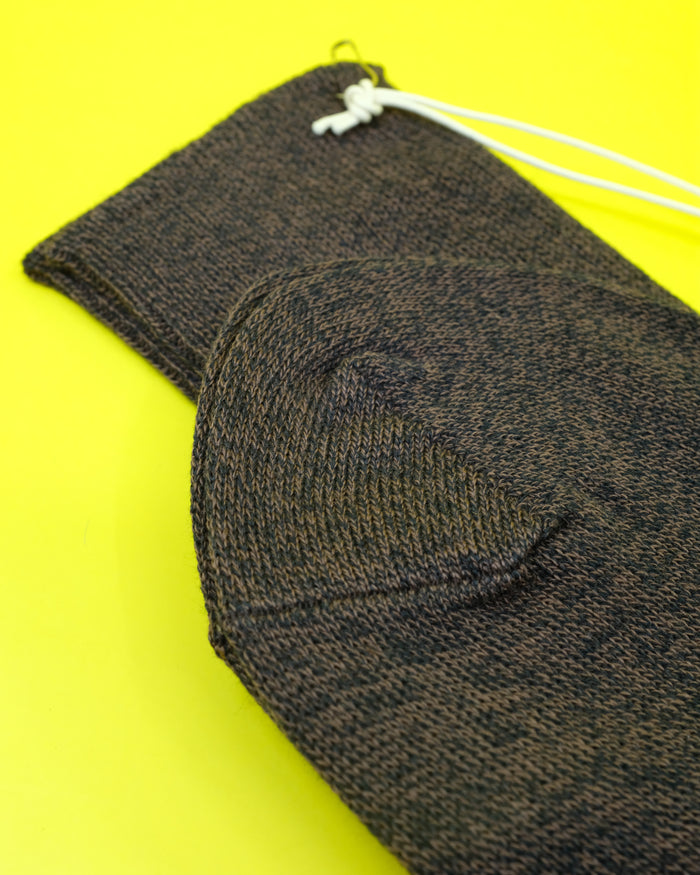 LOT.019 Dark Brown Cotton Socks | Taiga Takahashi | DEPARTAMENTO