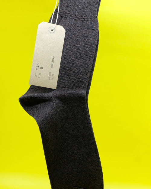 Lot.019 Dark Brown Socks | Taiga Takahashi | DEPARTAMENTO