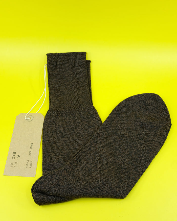 Lot.019 Dark Brown Socks | Taiga Takahashi | DEPARTAMENTO