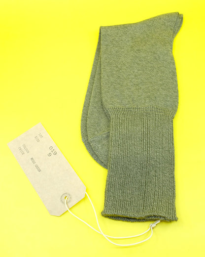LOT.019 Moss Green Cotton Socks | Taiga Takahashi | DEPARTAMENTO