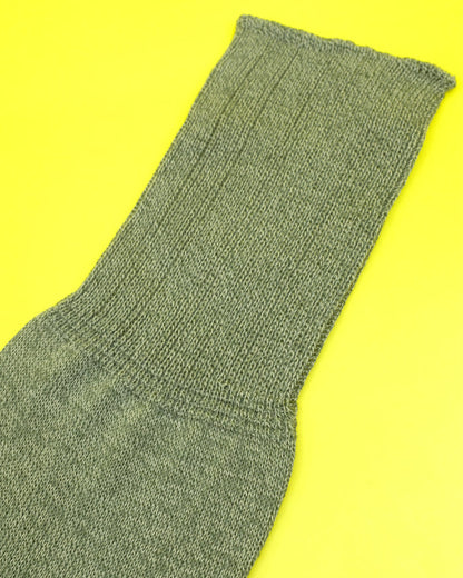 LOT.019 Moss Green Cotton Socks | Taiga Takahashi | DEPARTAMENTO