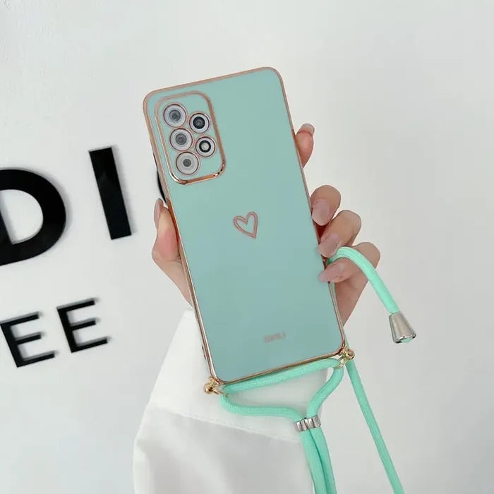 Redmi Note 10 / Green With Lanyard / Case & Strap