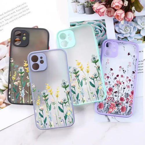 Iphone case with flowers